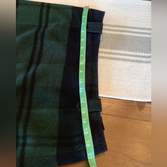 Talbots 8 wool, lined back zip mini Fall & winter plaid skirt - Picture 6 of 6